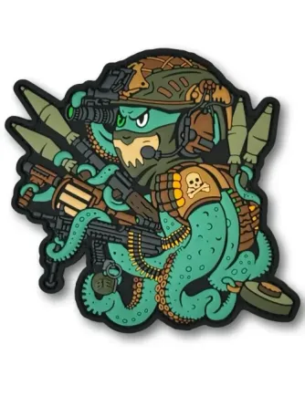 LIMITED ПВХ Патч (шеврон) "Night Octopus" Березань
