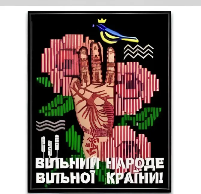 Шеврон "Вільний народе" Березань - фото 1