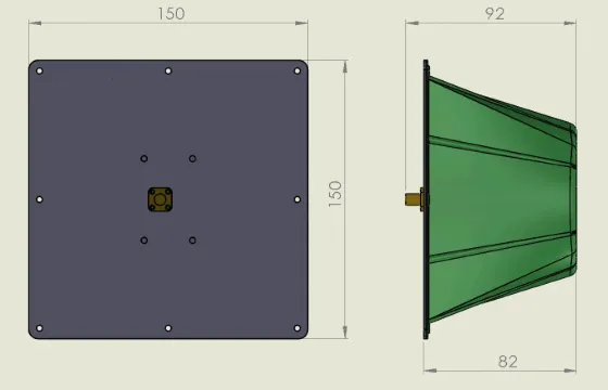 Kumex антена 2.1-2.7 ГГц від BlueBird Одеса