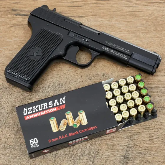 Стартовий пістолет SUR Ansar 1071 + пачка патронів Ozkursan Одеса