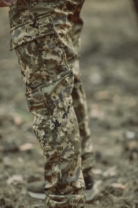 Зимові штани "KORDAX" Soft Shel Genesis, піксель Тернівка - фото 2