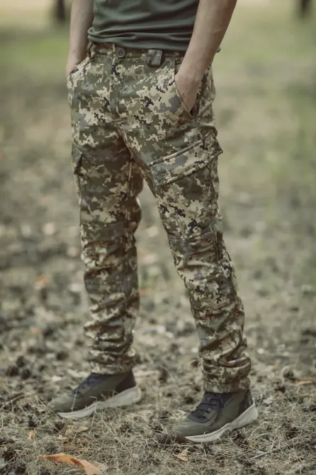 Зимові штани "KORDAX" Soft Shel Genesis, піксель Тернівка - фото 1