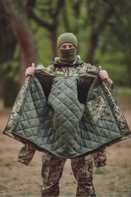 Зимова куртка "KORDAX" Soft Shel Genesis Active, піксель Тернівка - фото 3