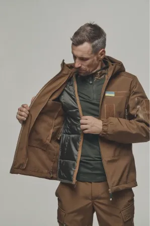 Зимова куртка "KORDAX" Soft Shel Genesis Active, койот Тернівка - фото 4
