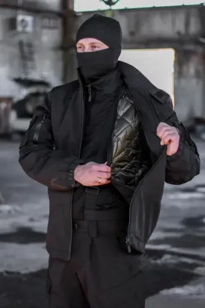 Зимова куртка "KORDAX" Soft Shel Genesis Active, чорний Тернівка