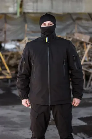 Зимова куртка "KORDAX" Soft Shel Genesis Active, чорний Тернівка