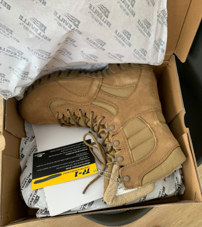 Водонепроникні захисні зимові черевики BELLEVILLE TACTICAL RESEARCH TR550WPINS Койот (Coyote) Київ