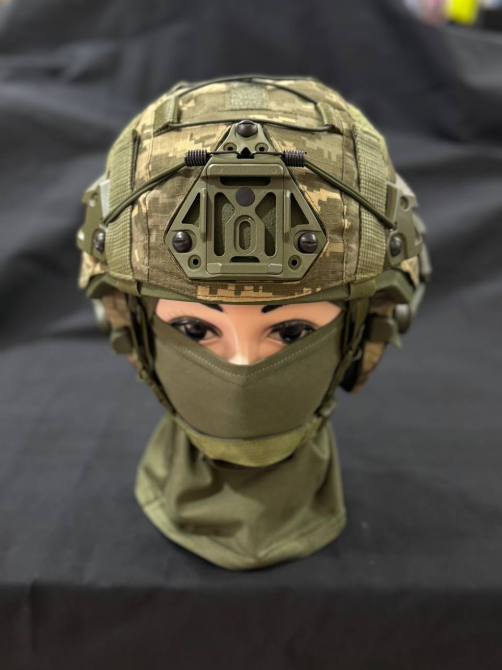 Балістичний шолом Sestan-Busch NIJ IIIА Helmet BK-ACH-MC Оливковий (Ranger Green) Київ - фото 1