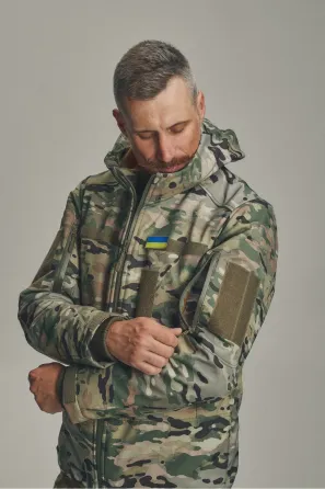 Зимова куртка "KORDAX" X-Ultra Soft Shell 3 в 1, мультикам Тернівка