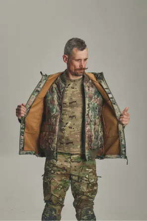 Зимова куртка "KORDAX" X-Ultra Soft Shell 3 в 1, мультикам Тернівка