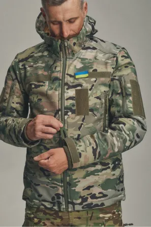 Зимова куртка "KORDAX" X-Ultra Soft Shell 3 в 1, мультикам Тернівка