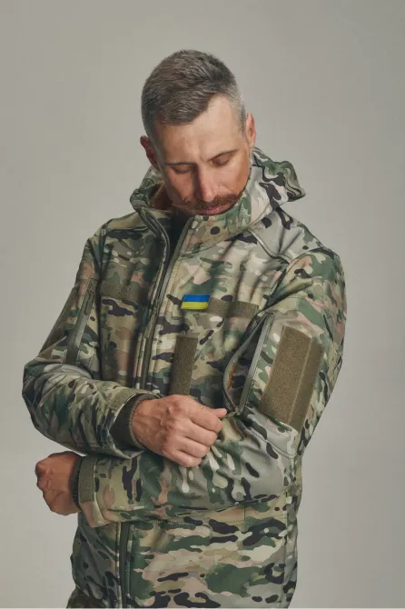 Зимова куртка "KORDAX" X-Ultra Soft Shell 3 в 1, мультикам Тернівка - фото 2