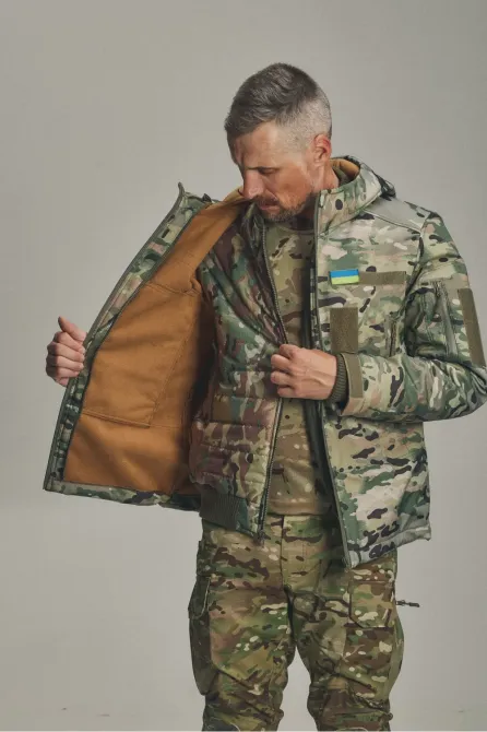 Зимова куртка "KORDAX" X-Ultra Soft Shell 3 в 1, мультикам Тернівка - фото 5