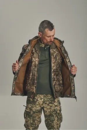 Зимова куртка "KORDAX" X-Ultra Soft Shell 3 в 1, піксель Тернівка - фото 6