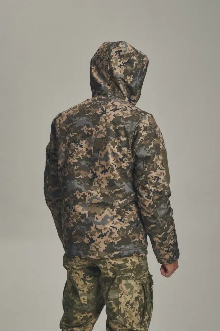 Зимова куртка "KORDAX" X-Ultra Soft Shell 3 в 1, піксель Тернівка - фото 4