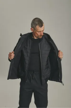 Зимова куртка "KORDAX" X-Ultra Soft Shell 3 в 1, чорний Тернівка