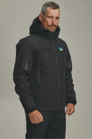 Зимова куртка "KORDAX" X-Ultra Soft Shell 3 в 1, чорний Тернівка