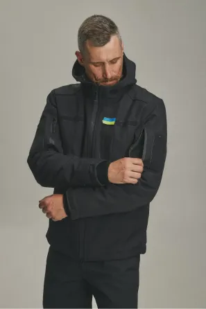Зимова куртка "KORDAX" X-Ultra Soft Shell 3 в 1, чорний Тернівка