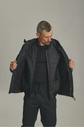 Зимова куртка "KORDAX" X-Ultra Soft Shell 3 в 1, чорний Тернівка - фото 5