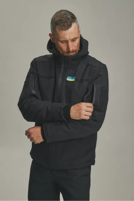 Зимова куртка "KORDAX" X-Ultra Soft Shell 3 в 1, чорний Тернівка - фото 2
