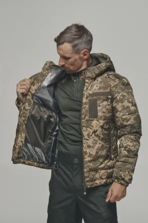 Зимова куртка "KORDAX" мембранна Termoloft/Omni-Heat, піксель Тернівка