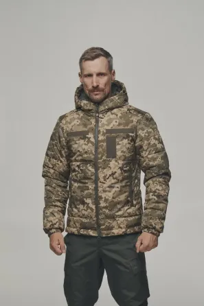 Зимова куртка "KORDAX" мембранна Termoloft/Omni-Heat, піксель Тернівка