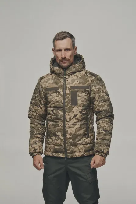 Зимова куртка "KORDAX" мембранна Termoloft/Omni-Heat, піксель Тернівка - фото 1