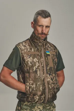 Жилетка демісезонна "KORDAX" Storm Jacket, піксель Тернівка