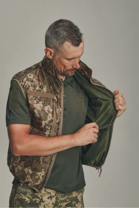 Жилетка демісезонна "KORDAX" Storm Jacket, піксель Тернівка - фото 4