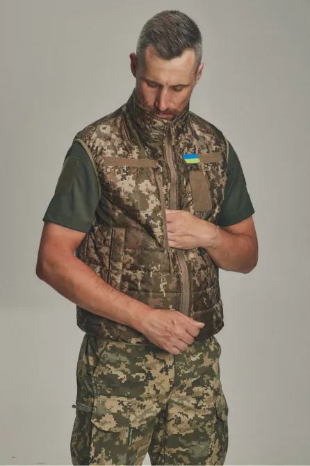 Жилетка демісезонна "KORDAX" Storm Jacket, піксель Тернівка - фото 3