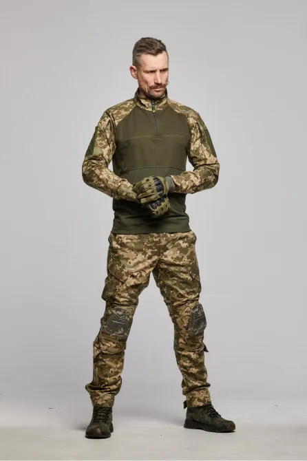 Тактична термо сорочка UBACS "KORDAX" Biflex піксель Тернівка - фото 1