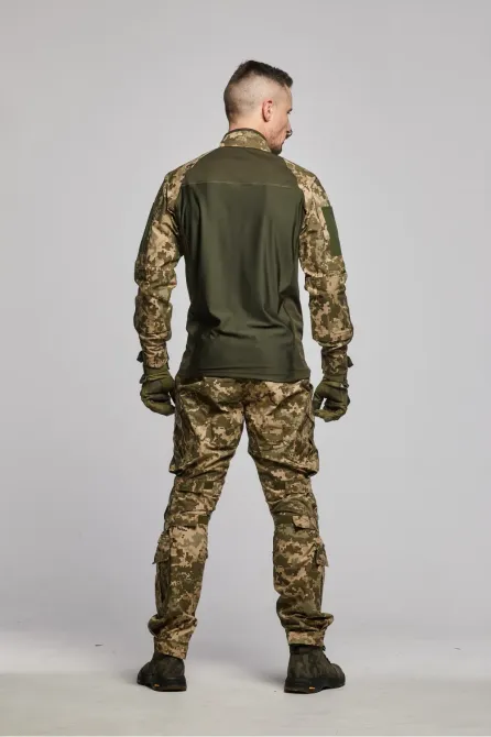 Тактична термо сорочка UBACS "KORDAX" Biflex піксель Тернівка - фото 2