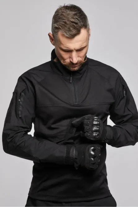 Тактична термо сорочка UBACS "KORDAX" Biflex Чорний Тернівка - фото 3