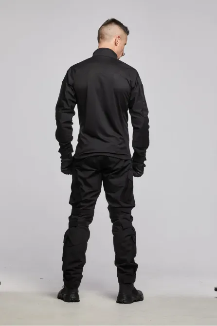 Тактична термо сорочка UBACS "KORDAX" Biflex Чорний Тернівка - фото 2