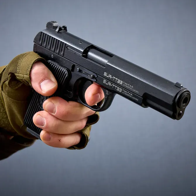 Стартовий пістолет SUR TT 33 Black Одеса - фото 2
