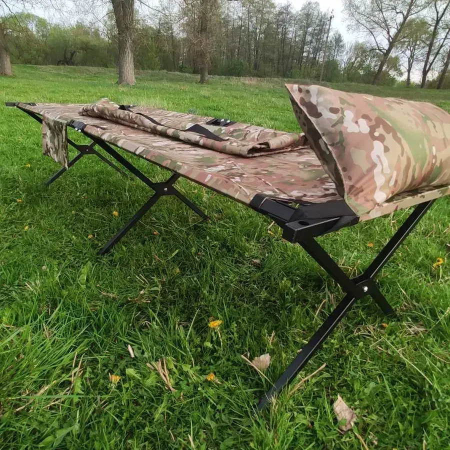 Розкладушка сталева XL ( до 250кг ) Хмельницький - фото 1