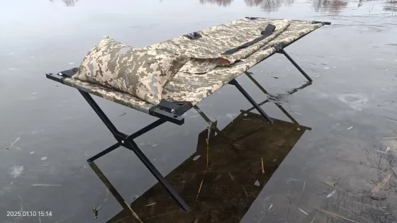 Розкладушка НАТО XL Ріксель посилена з чохлом Хмельницький