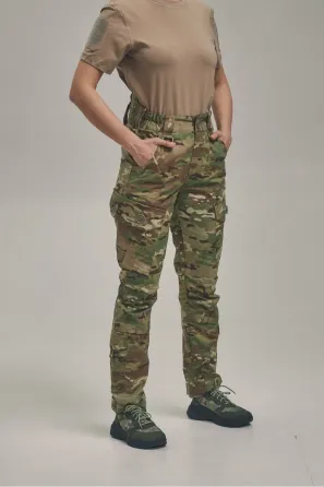 Тактичні штани KORDAX жіночі з корсетом, мультикам Тернівка