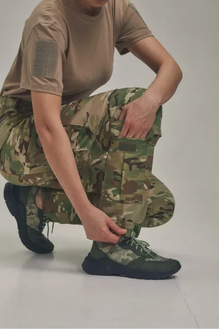 Тактичні штани KORDAX жіночі з корсетом, мультикам Тернівка - фото 4
