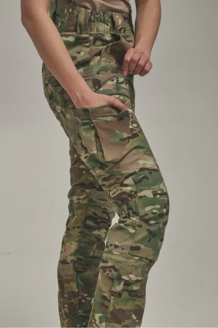 Тактичні штани KORDAX жіночі з корсетом, мультикам Тернівка - фото 5