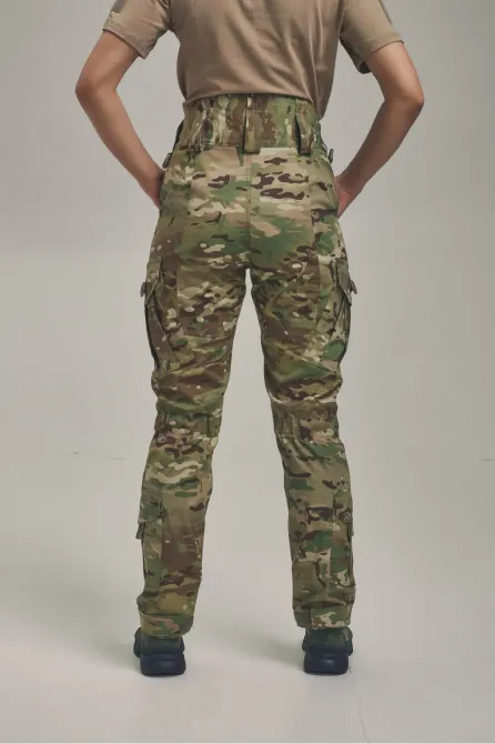 Тактичні штани KORDAX жіночі з корсетом, мультикам Тернівка - фото 3