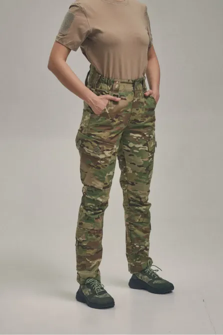Тактичні штани KORDAX жіночі з корсетом, мультикам Тернівка - фото 2