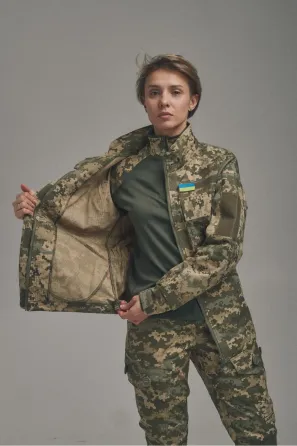 Тактична жіноча куртка KORDAX UA 4PL, піксель Тернівка