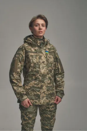 Тактична жіноча куртка KORDAX UA 4PL, піксель Тернівка