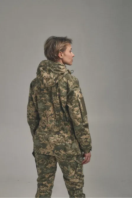 Тактична жіноча куртка KORDAX UA 4PL, піксель Тернівка - фото 2