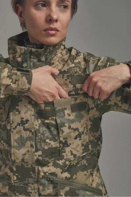 Тактична жіноча куртка KORDAX UA 4PL, піксель Тернівка - фото 4