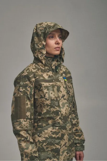 Тактична жіноча куртка KORDAX UA 4PL, піксель Тернівка - фото 3