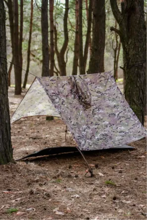 Плащ-намет KORDAX 2.0 мультикам Тернівка