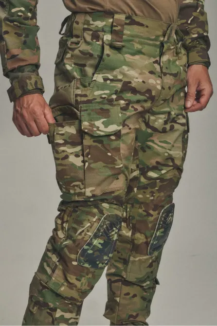 Тактичні штани KORDAX tactical 3.0 з наколінниками, мультикам Тернівка - фото 4