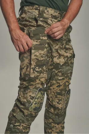 Тактичні штани KORDAX tactical 3.0 з наколінниками, піксель Тернівка